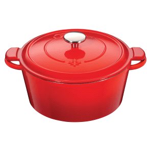 Döküm Tencere Kirmizi 24 cm