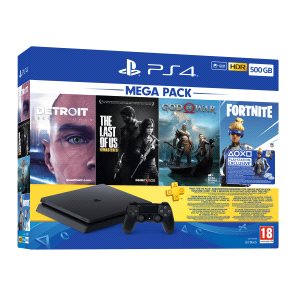 SONY PS4 500GB DT/LOS/GOW/FNHT